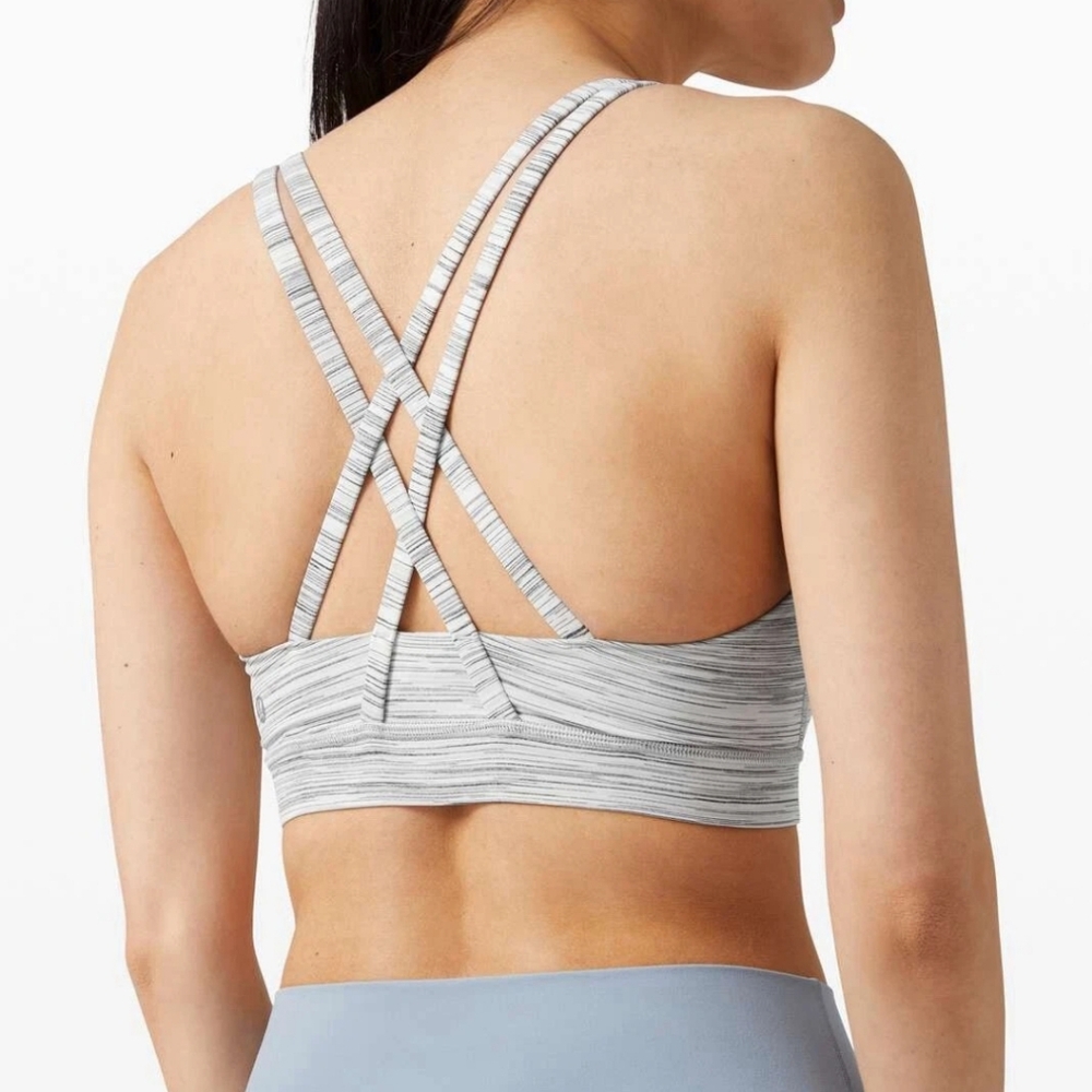lululemon athletica Gray Sports Bra Medium Impact - Picture 6 of 6